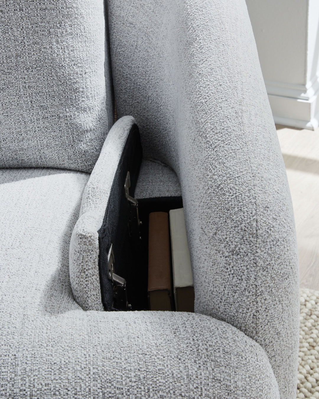 Alainmont Next-Gen Nuvella - Swivel Power Recliner