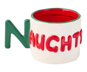 Ceramic Message Mug Naughty, 14oz
