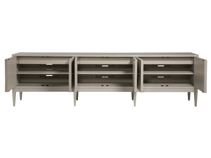 Signature Designs - Logan Convertible Long Media Console/Buffet - Gray