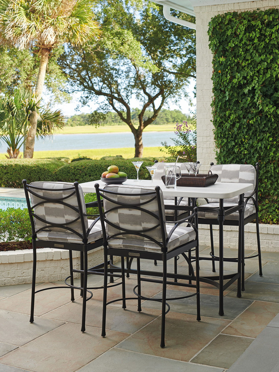 Pavlova - Hi/Lo Bistro Table - White