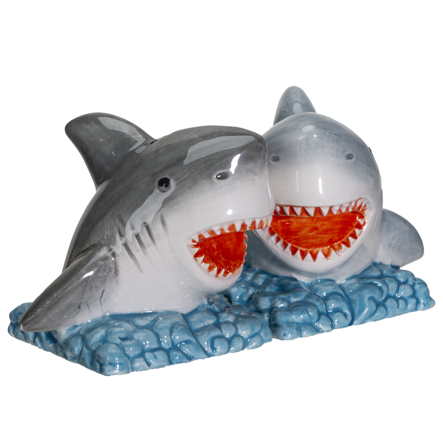 Sharks Salt and Pepper Shakers Set