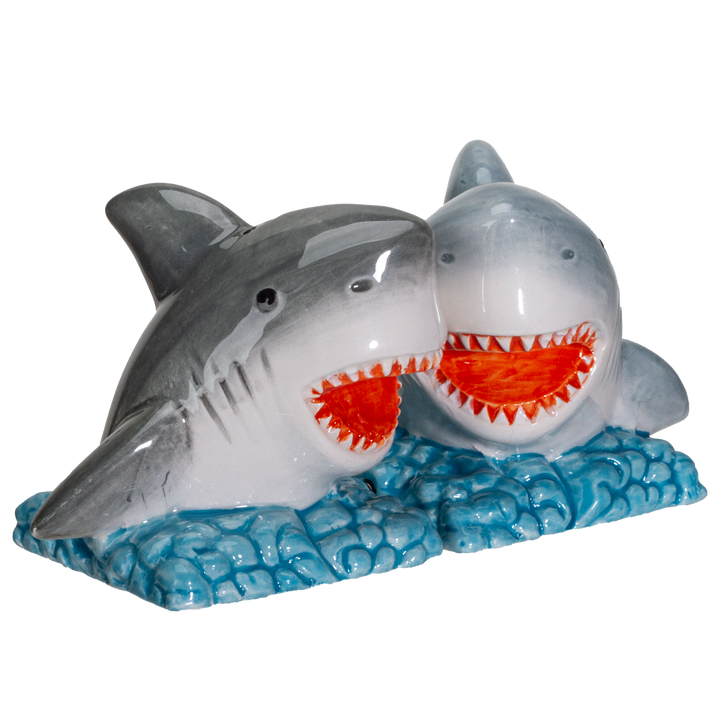 Sharks Salt and Pepper Shakers Set