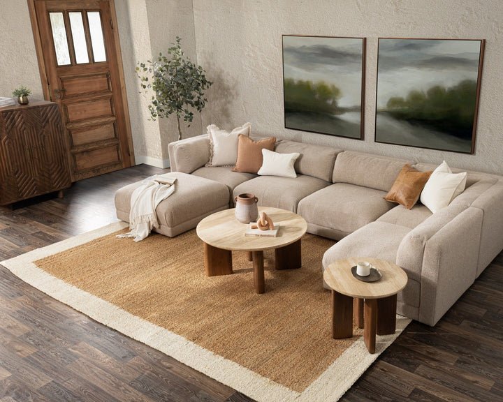 Idella - Travertine Round Table