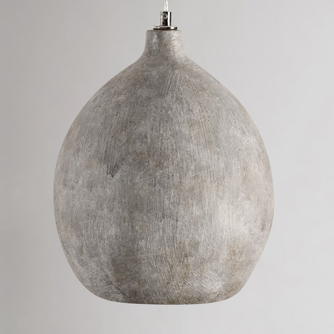 Teresa - Concrete Pendant - Deep Gray