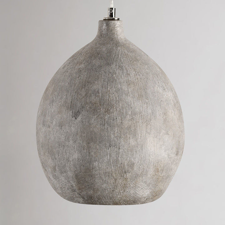 Teresa - Concrete Pendant - Deep Gray