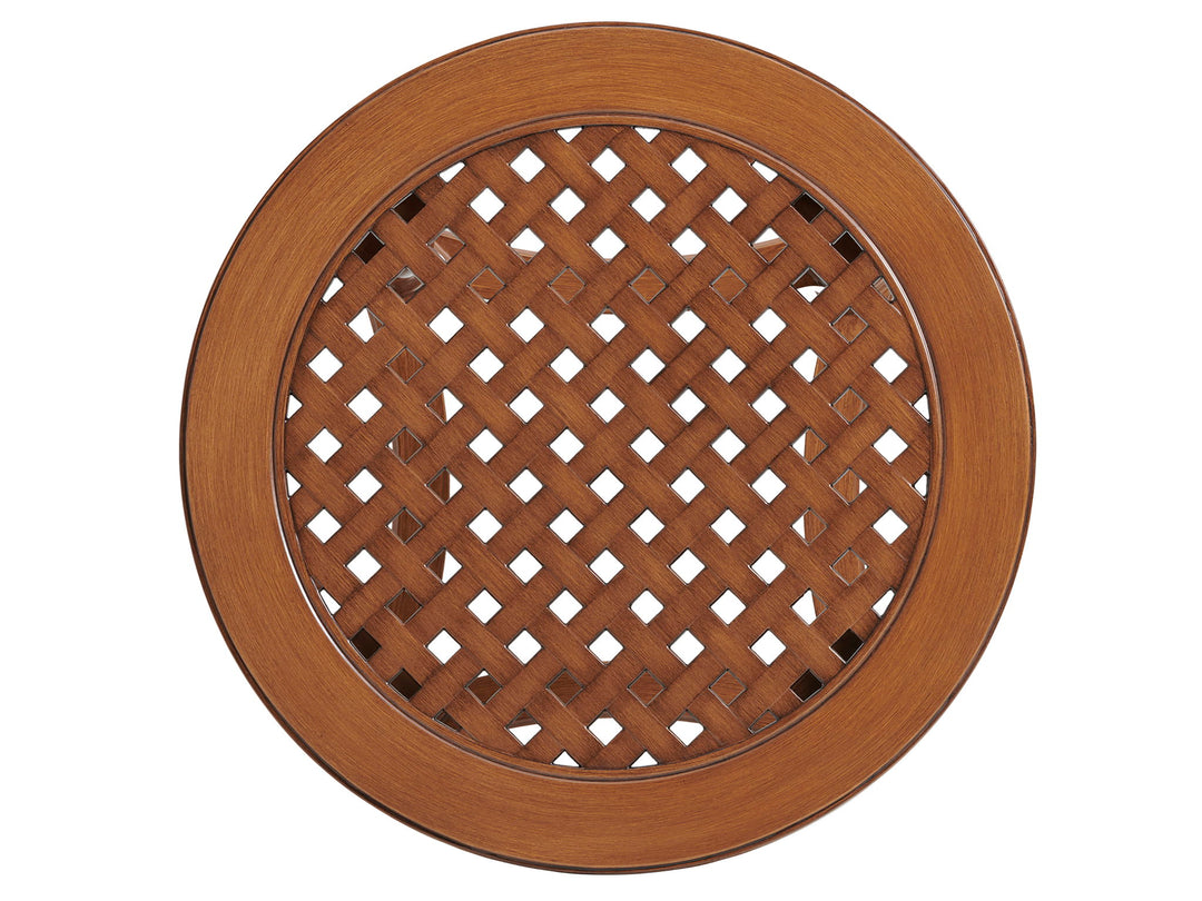 Harbor Isle - Round End Table - Dark Brown