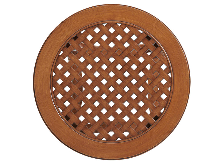 Harbor Isle - Round End Table - Dark Brown