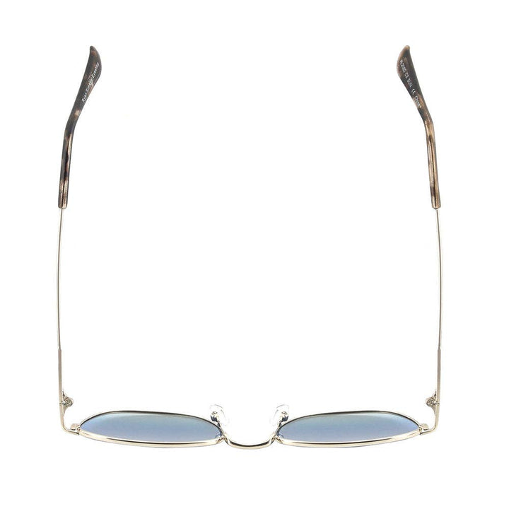 ELLE | Silver Frame / Grey Tortoise Tips / Blue Gradient Lens | Polarized Sunglasses