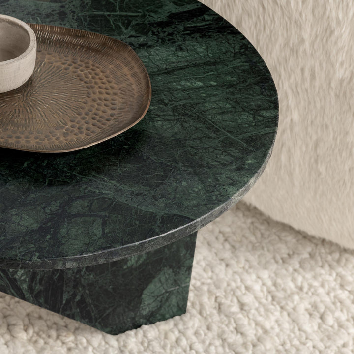 Briley - Marble Round Accent Table