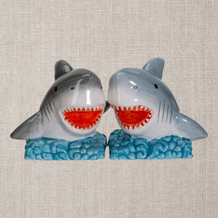 Sharks Salt and Pepper Shakers Set