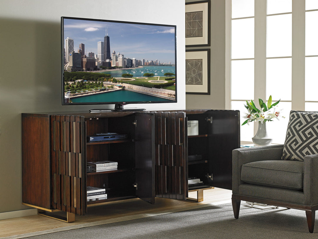 Studio Designs - Quantum Media Console - Dark Brown