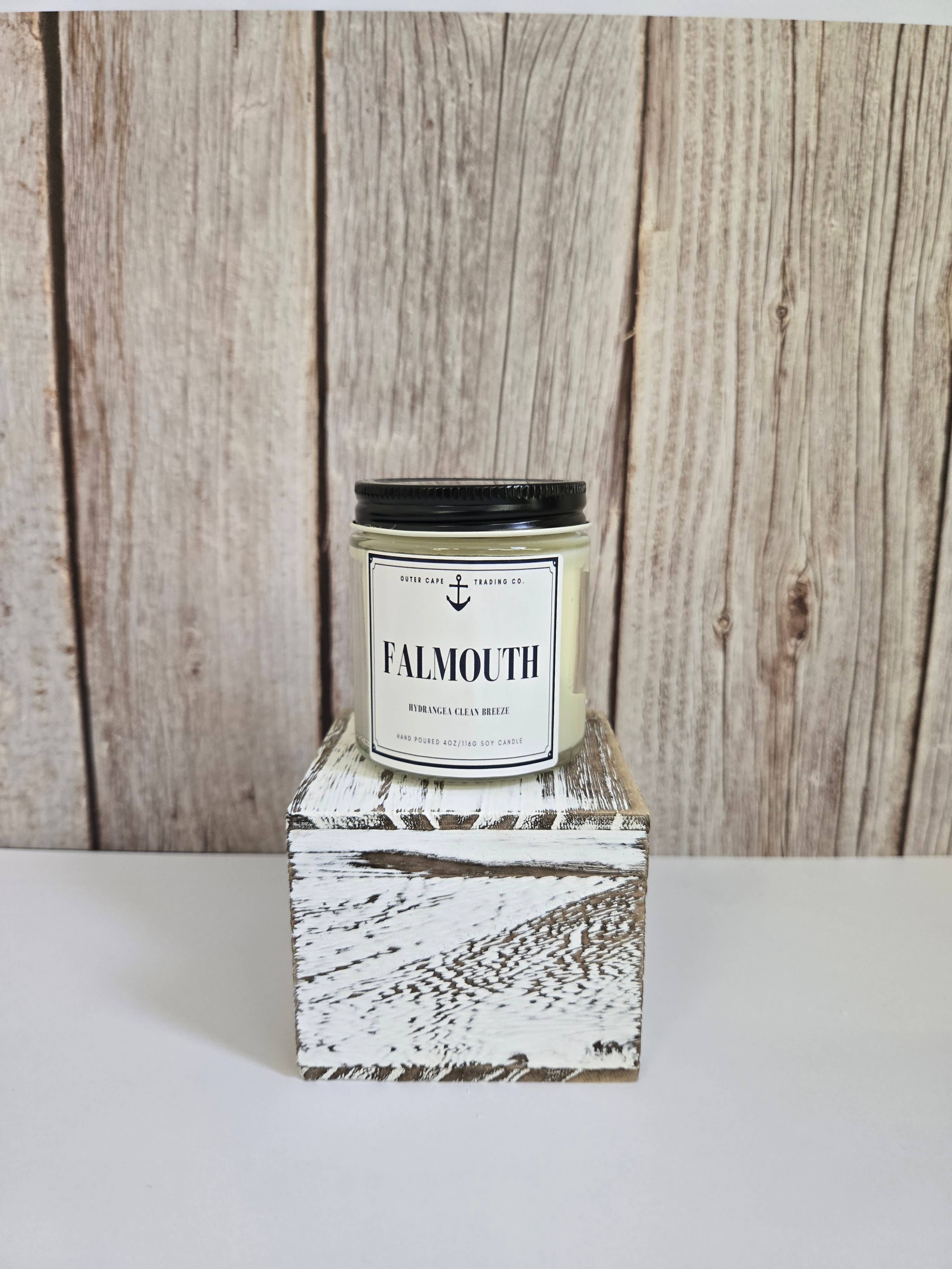 Falmouth Cape Cod Soy Wax Crackling Wooden Wick Candle Fallen Leaves Soy Wax Crackling Wooden Wick  bulk wholesale  : 8oz