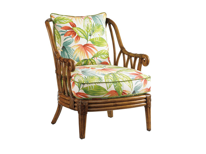 Tommy Bahama Upholstery - Ocean Breeze Chair - Dark Brown