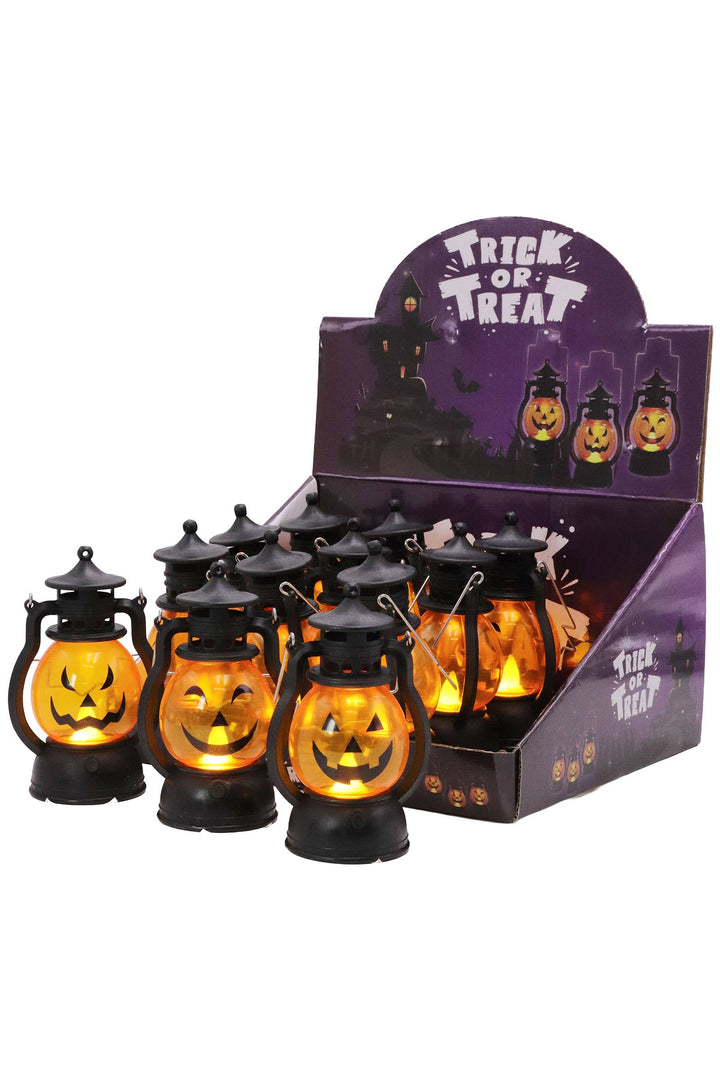Halloween Pumpkin Head Led Jack O' Lantern With Display Box: ASSORTED / ONE SIZE