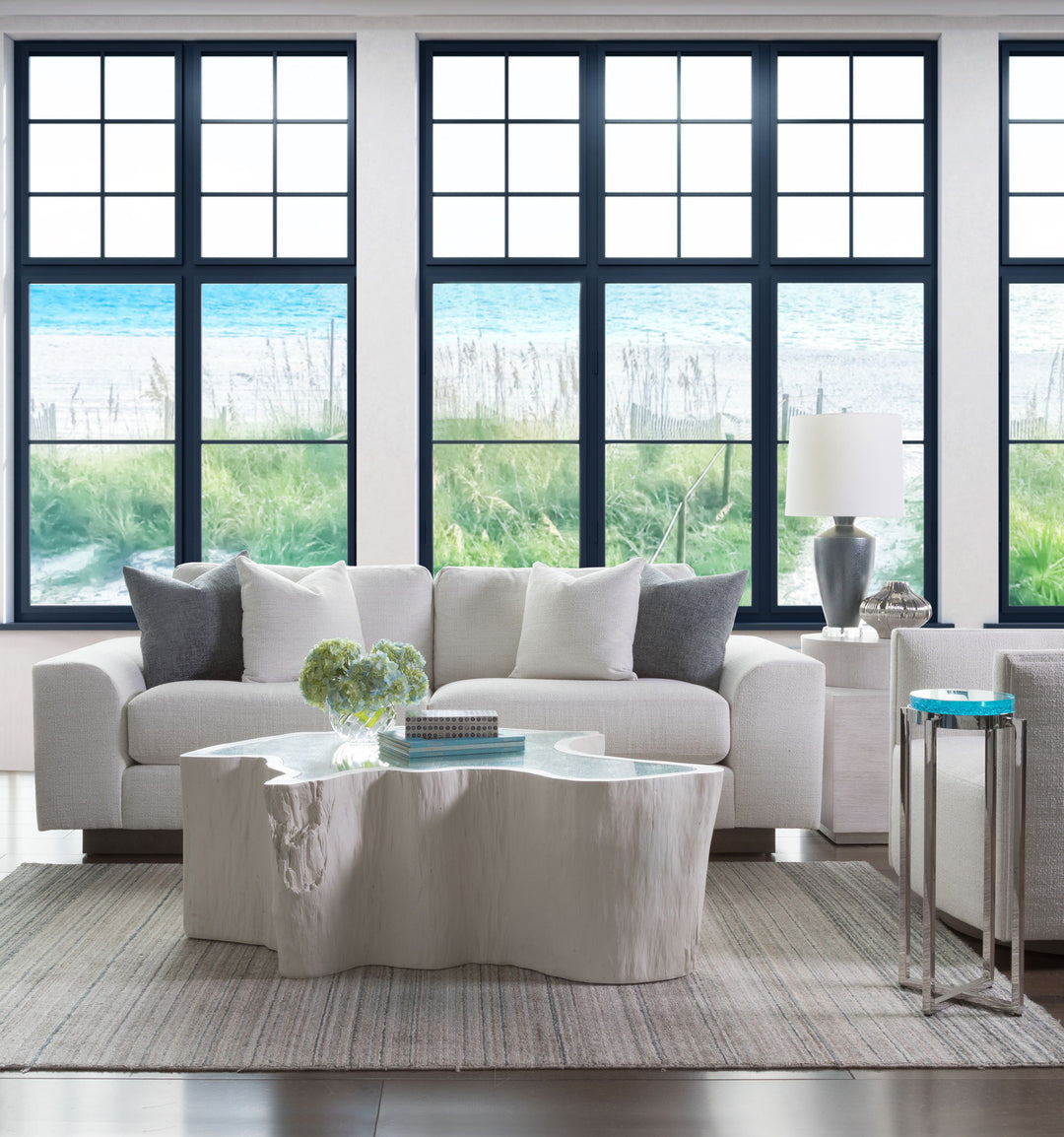 Signature Designs - Capitola Asymmetrical Cocktail Table - White