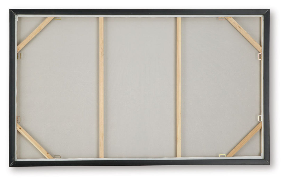 Waldard - Gray / Taupe / White - Wall Art