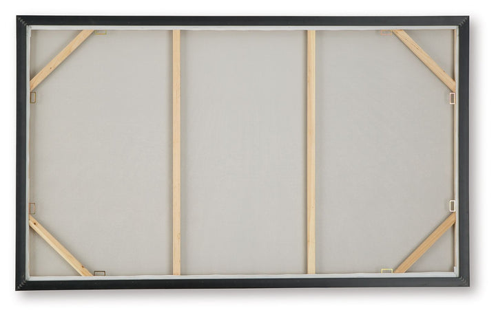 Waldard - Gray / Taupe / White - Wall Art