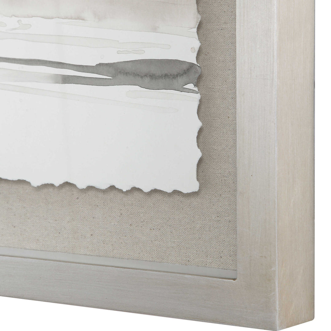 Neutral - Landscape Framed Prints (Set of 2) - Pearl Silver