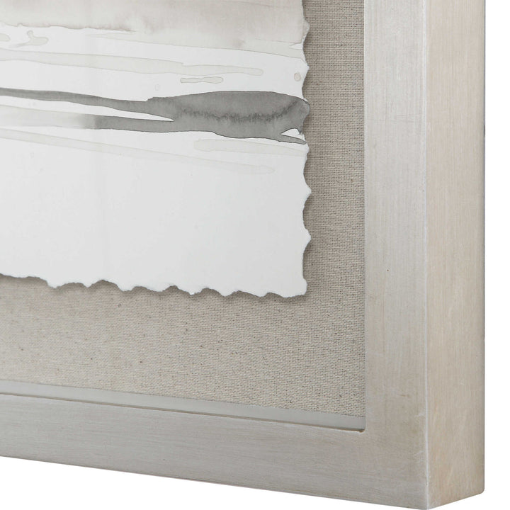 Neutral - Landscape Framed Prints (Set of 2) - Pearl Silver