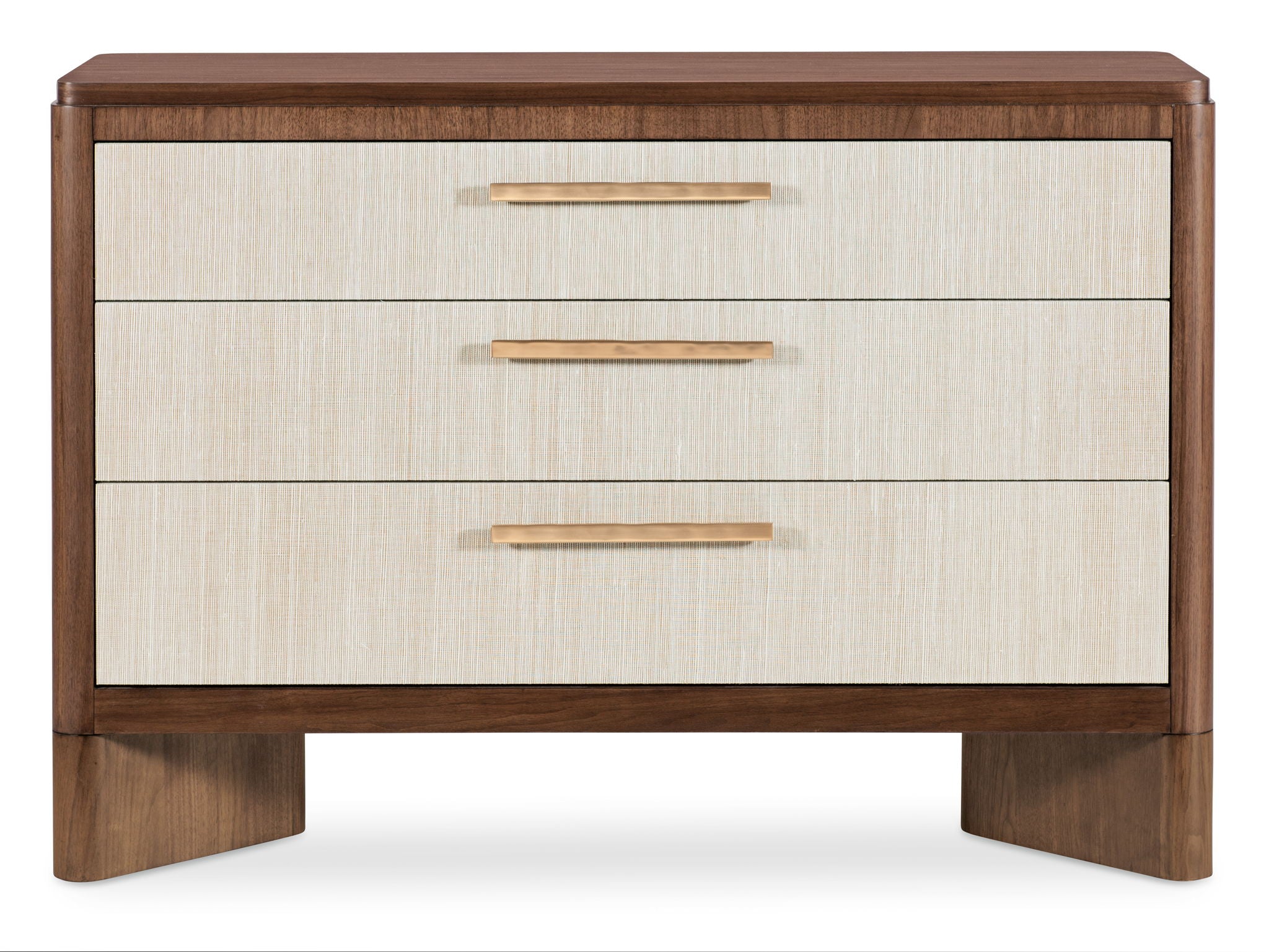 Eleana - Three Drawer Chest - Medium Wood / Beige