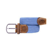 Alaska Blue elastic braided belt: Size 0