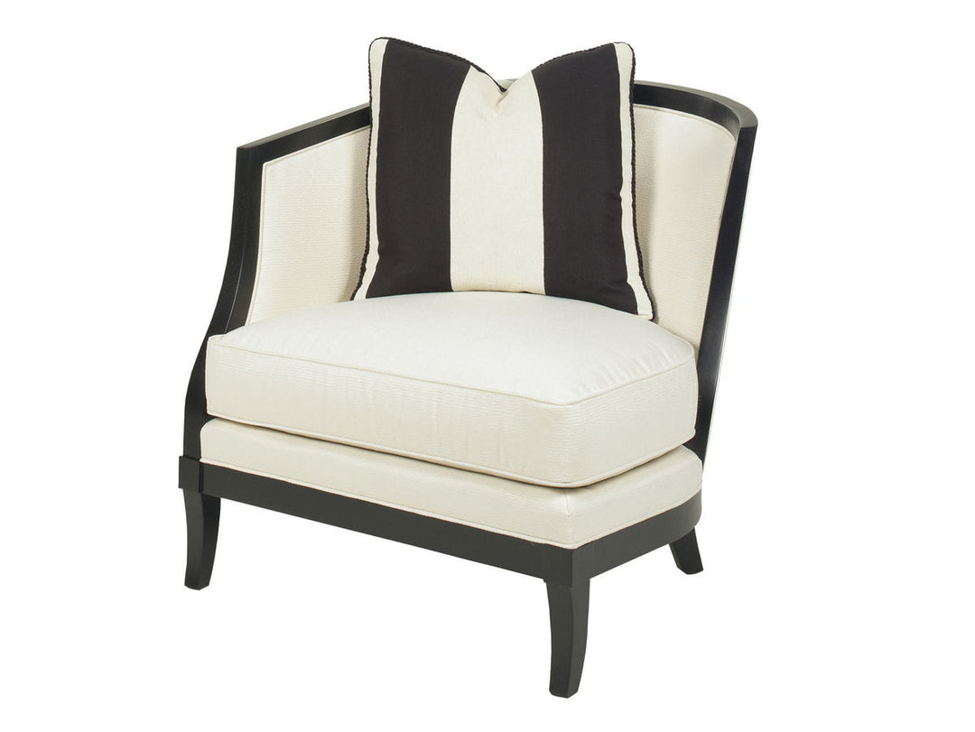 Lexington Upholstery - Garland Left Arm Facing Chair - Light Brown / Dark Brown