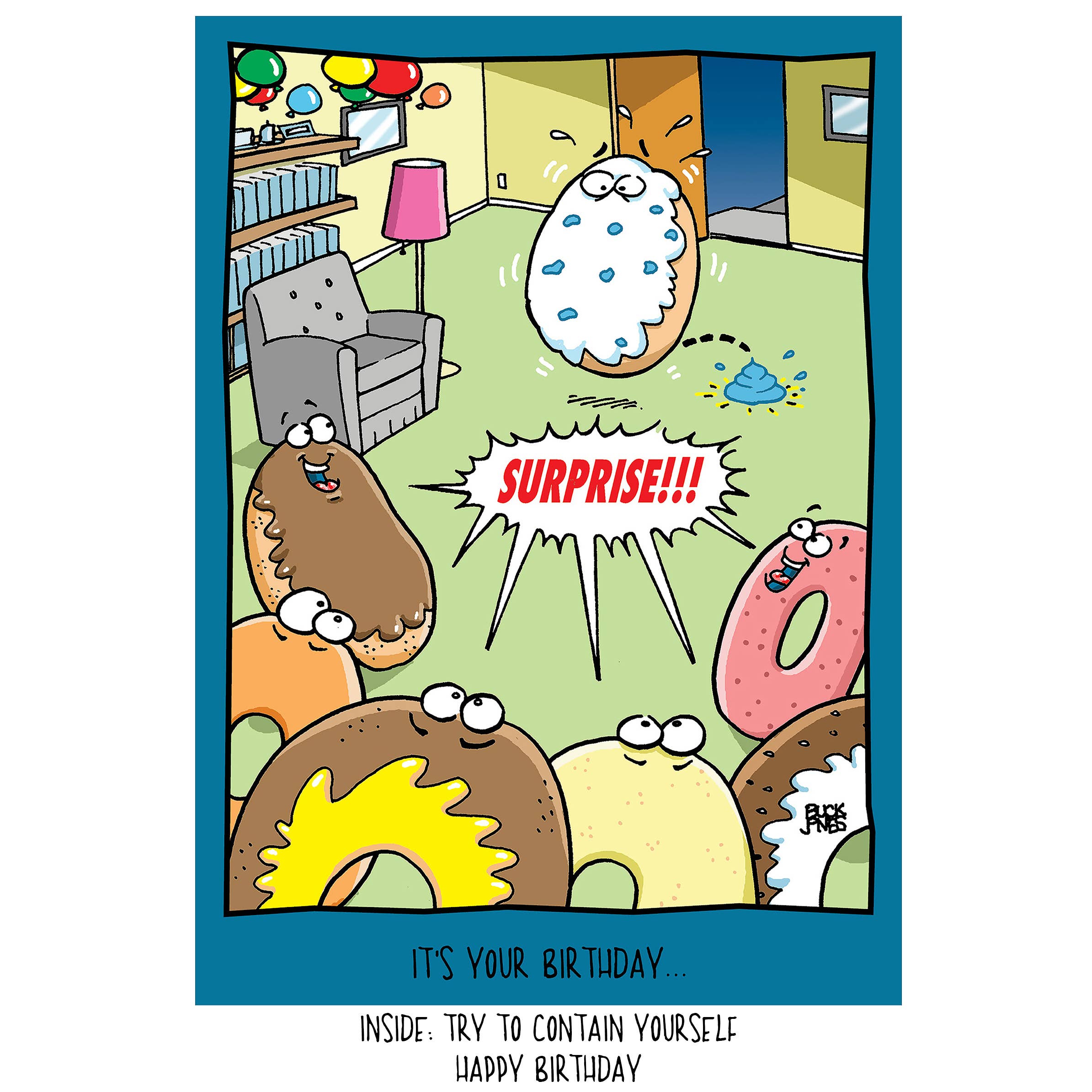 Try to Contain Yourself | Funny Birthday Card