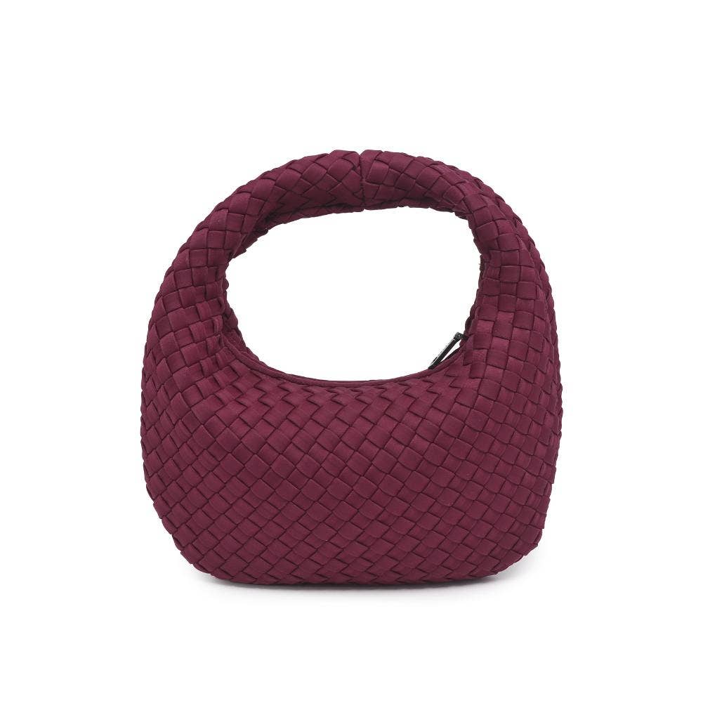 Dare to Dream - Small Woven Neoprene Clutch: Dark Denim