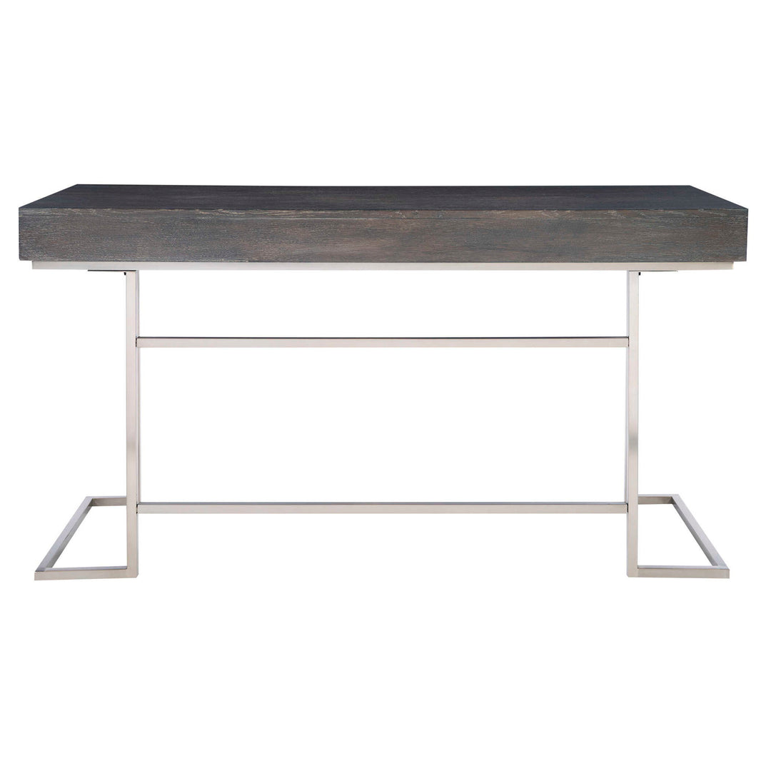 Claude - Modern Oak Desk - Dark Gray