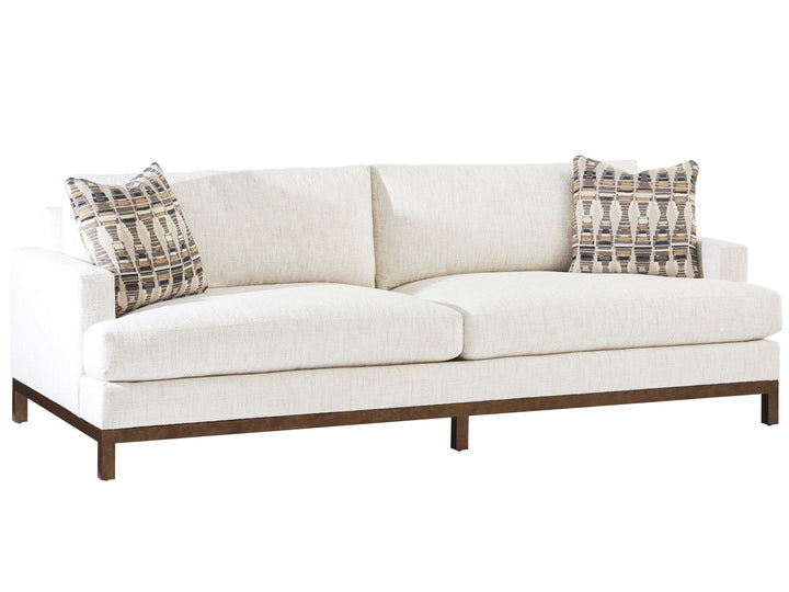Barclay Butera Upholstery - Horizon Sofa With Dark Brown Base