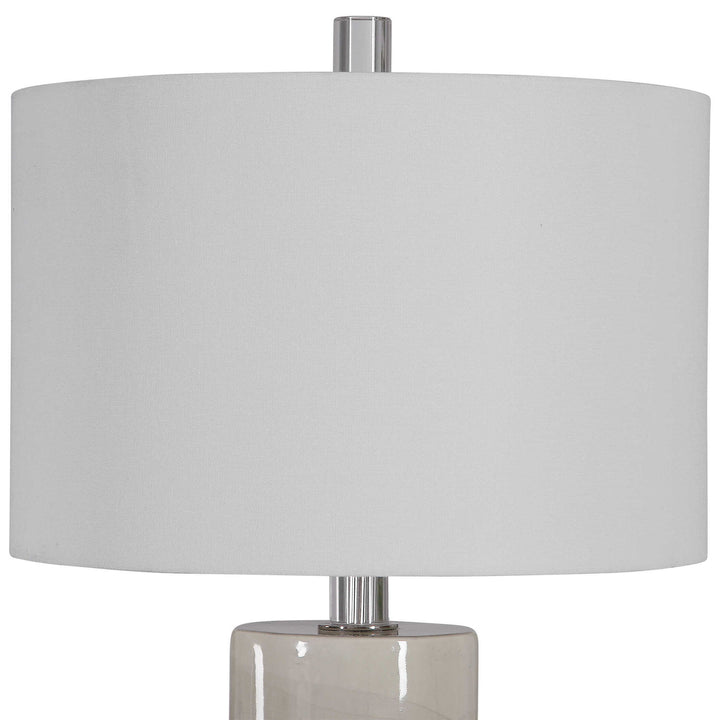 Zesiro - Modern Table Lamp - Pearl Silver