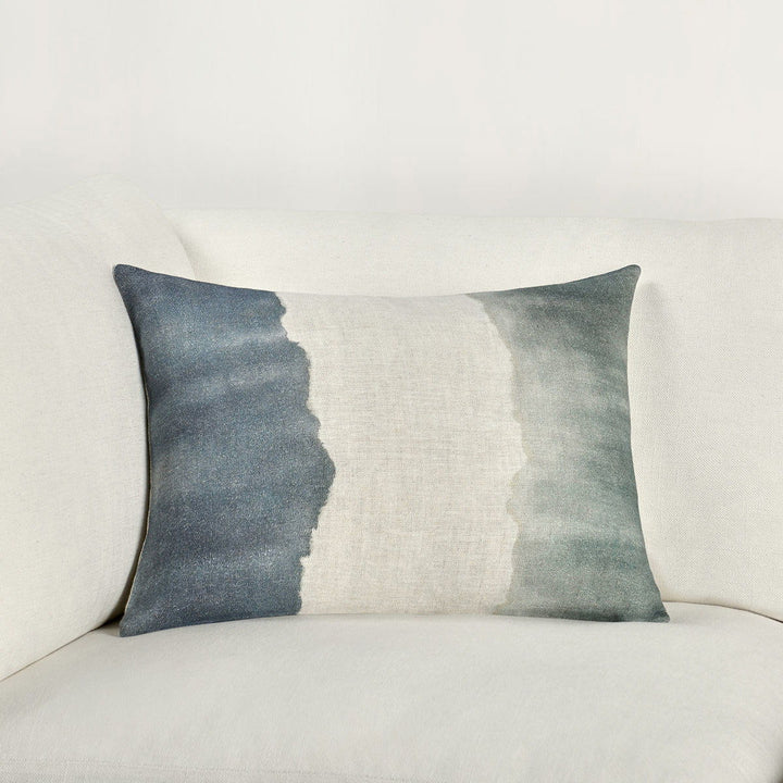 Boardwalk - Foundation Pillow - Blue / Sagebrush Green