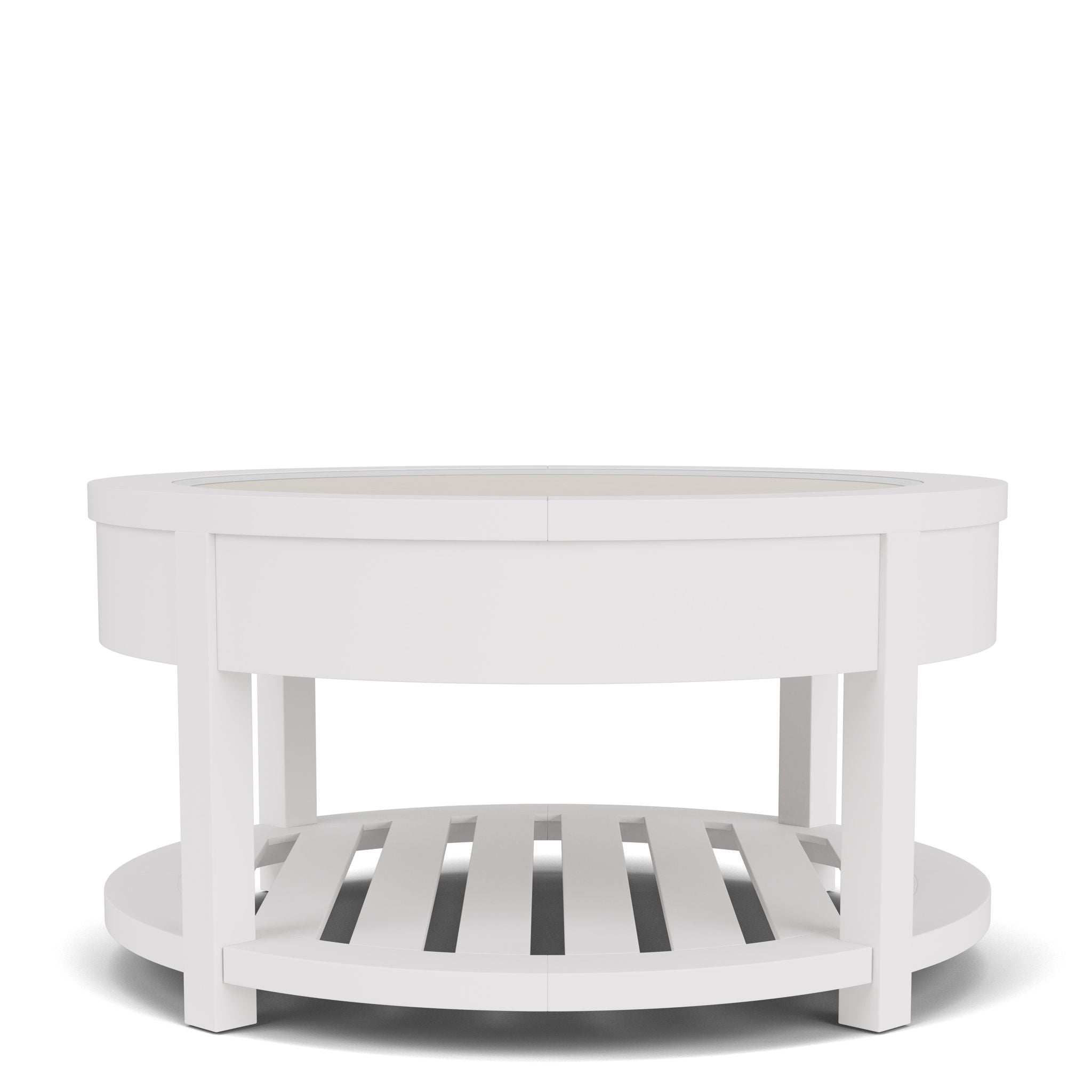 Rosalie - Round Cocktail Table - White