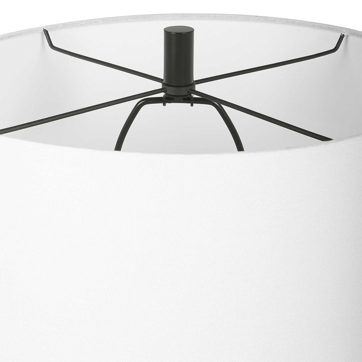 Collar - Gloss White Table Lamp