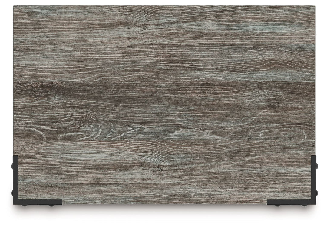 Frandern - Gray - Two Drawer Night Stand
