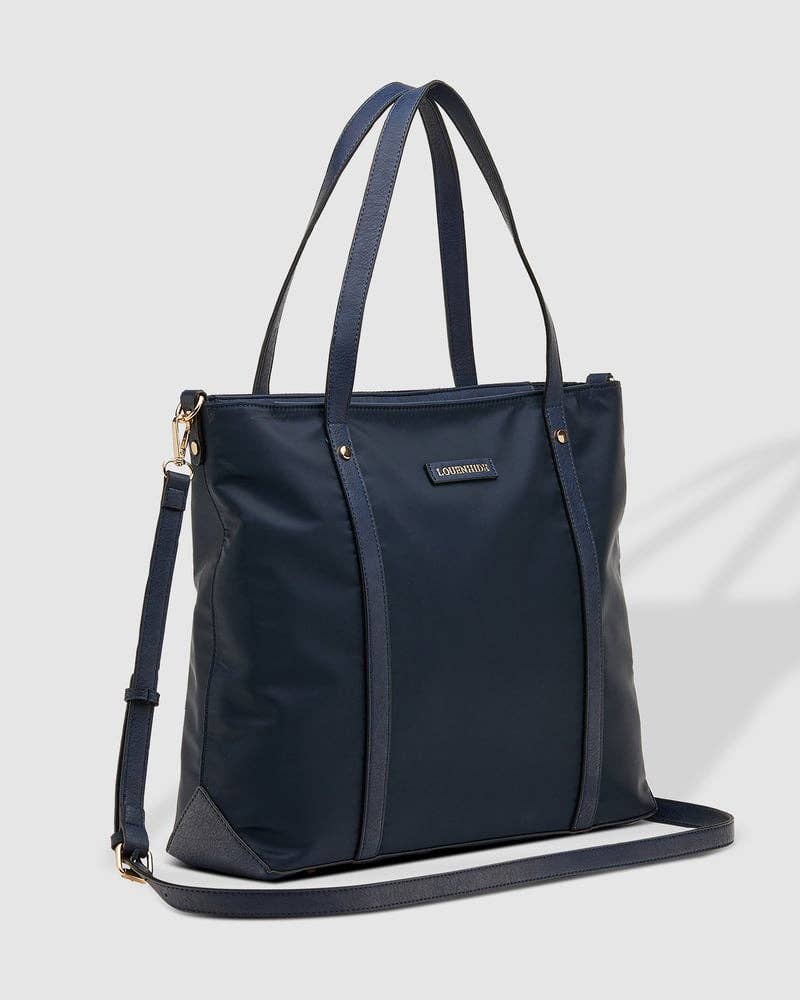 Nora Nylon Travel Tote - Navy