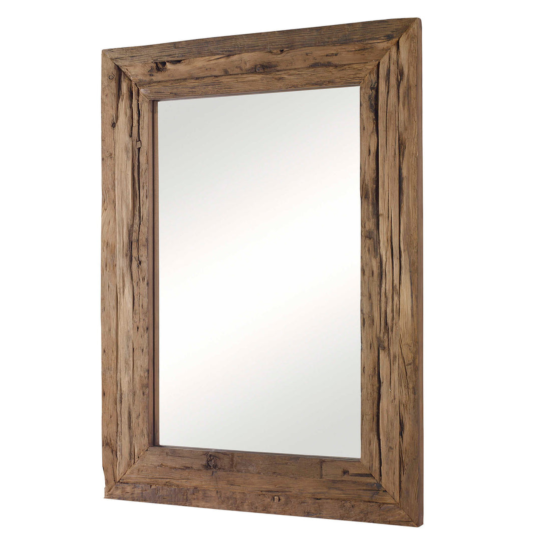 Rennick - Wood Mirror - Dark Brown