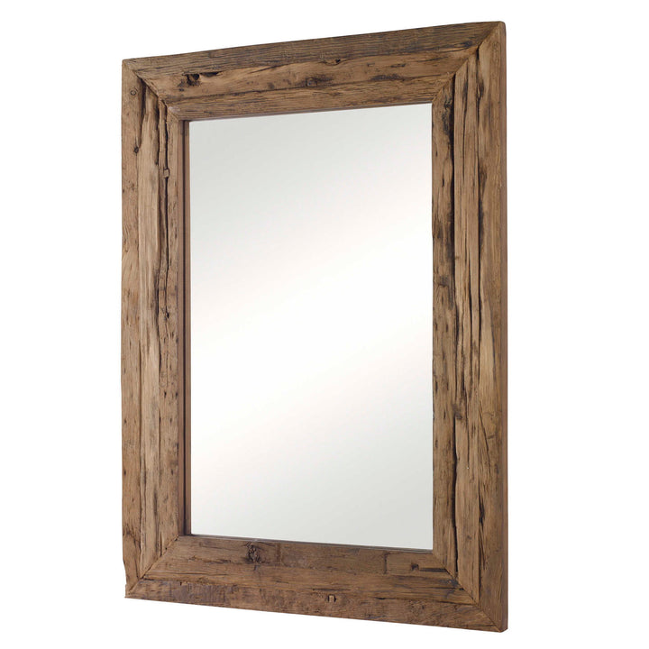 Rennick - Wood Mirror - Dark Brown