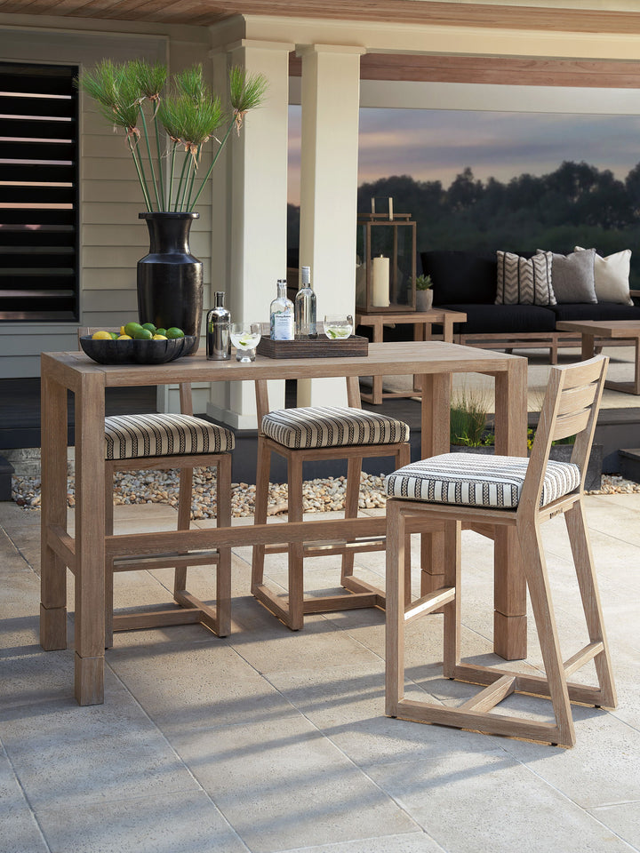 Stillwater Cove - High/Low Bistro Table - Dark Brown