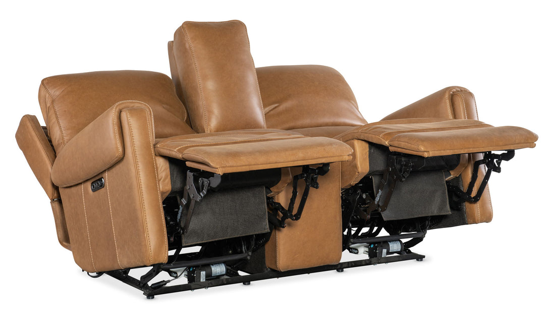 Somers - Power Console Loveseat With Power Headrest