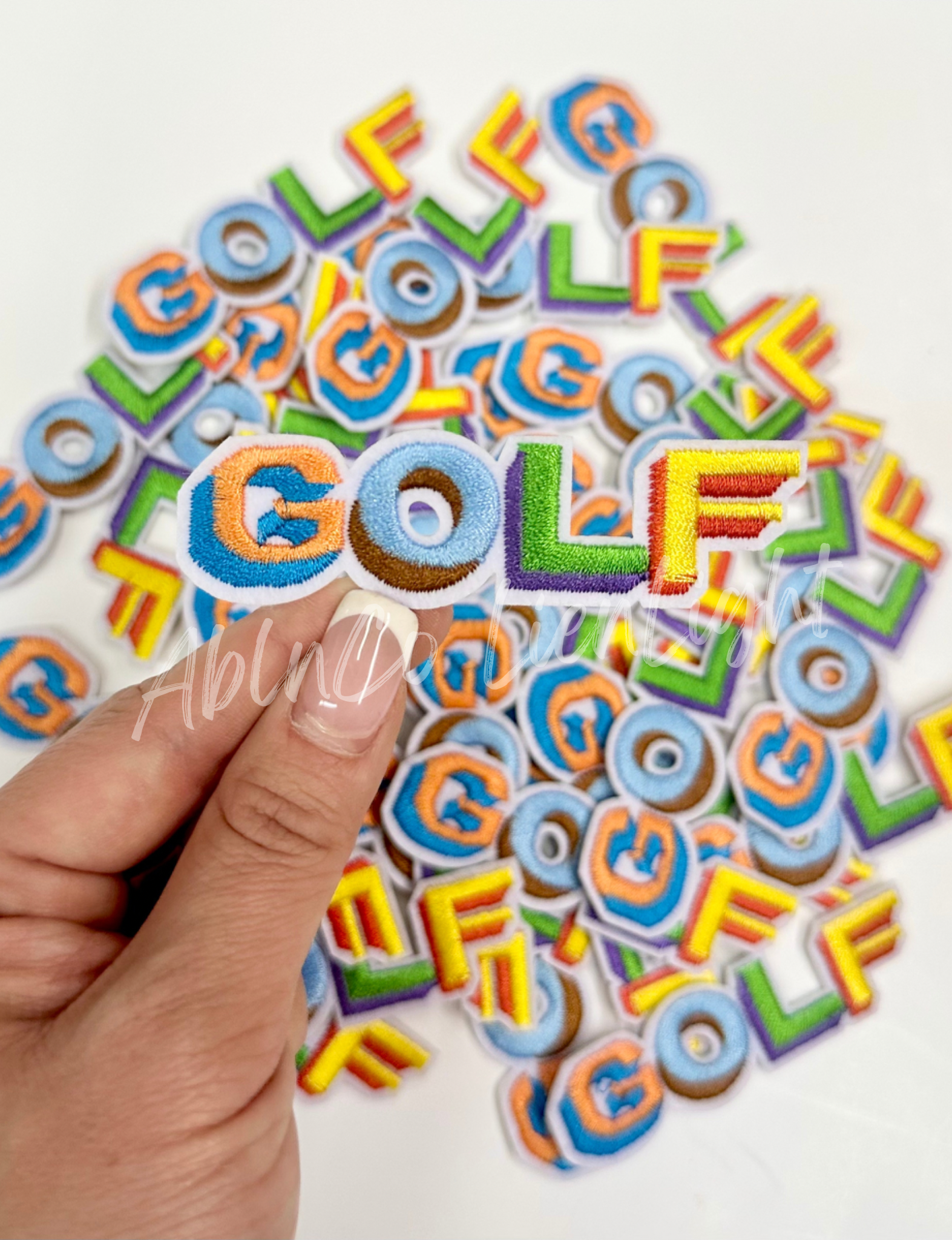 Trucker hat patches 3” preppy golf patch patch iron on
