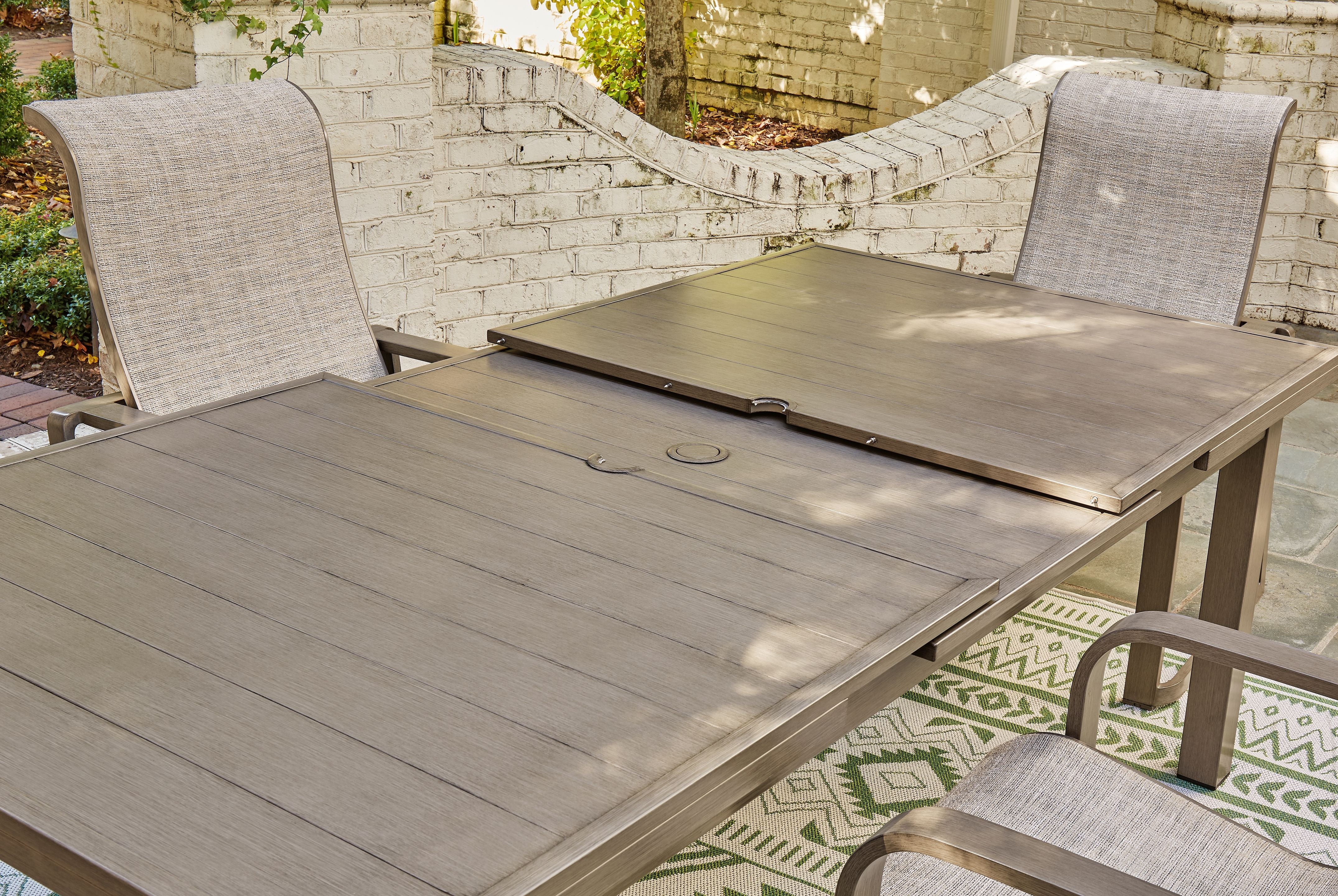 Beach Front - RECT Dining Room EXT Table - Beige