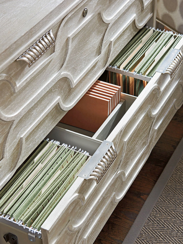 Greystone - Octavia File Chest - Beige
