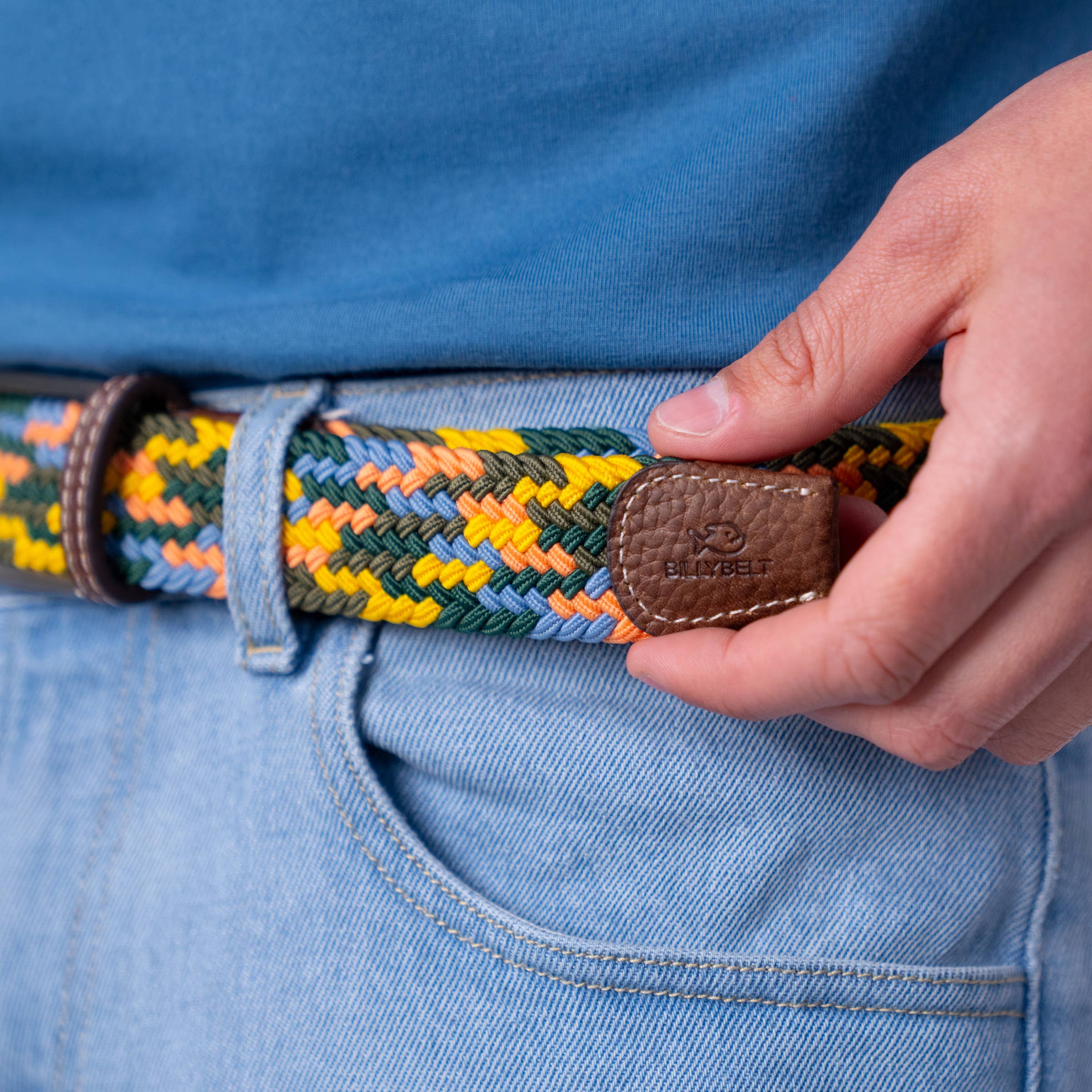 Elastic braided belt - Zurich