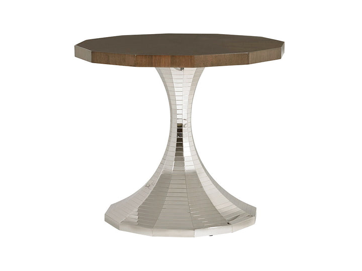 Macarthur Park - Hermosa Center Table - Pearl Silver