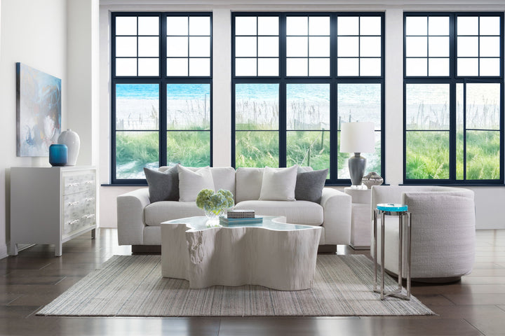 Signature Designs - Photic Spot Table - Blue / Pearl Silver