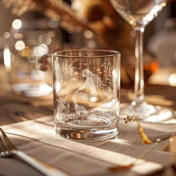 Mermaid Glasses: Stemless Wine