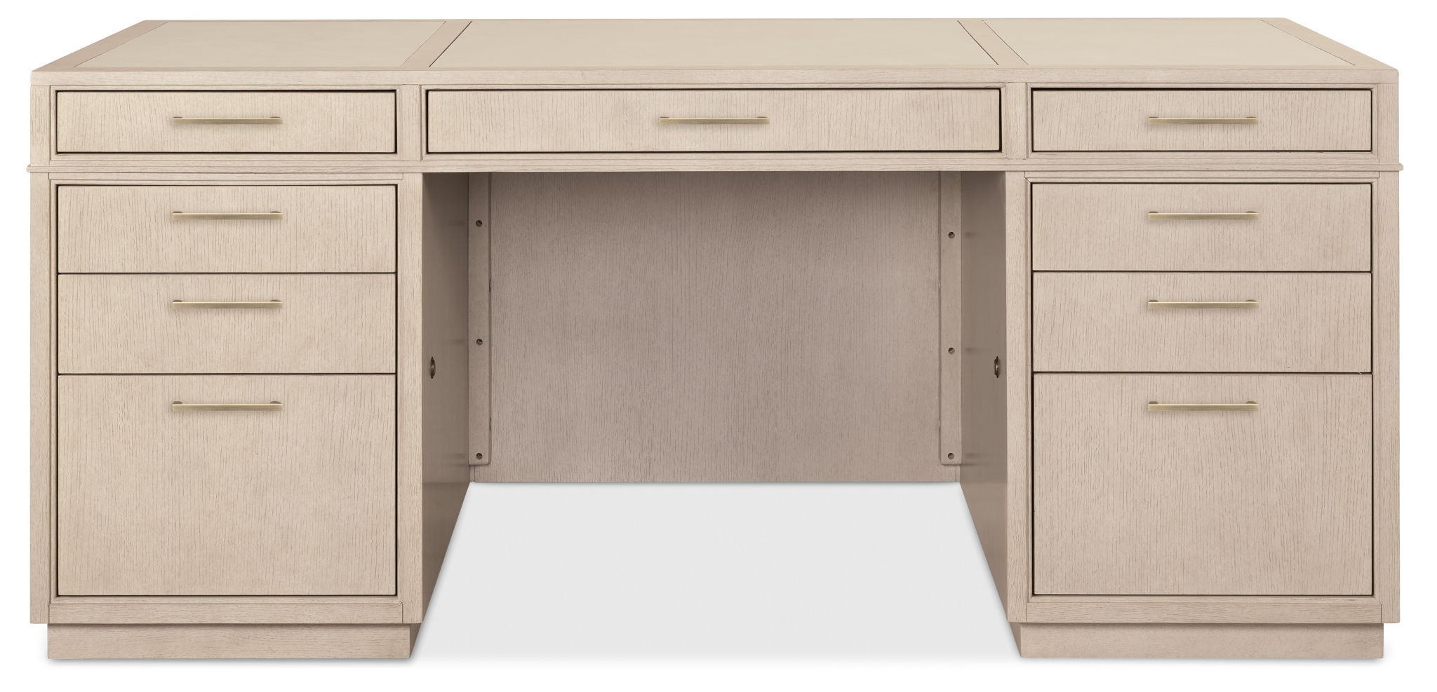 Marlowe - Executive Desk - Polished Limestone