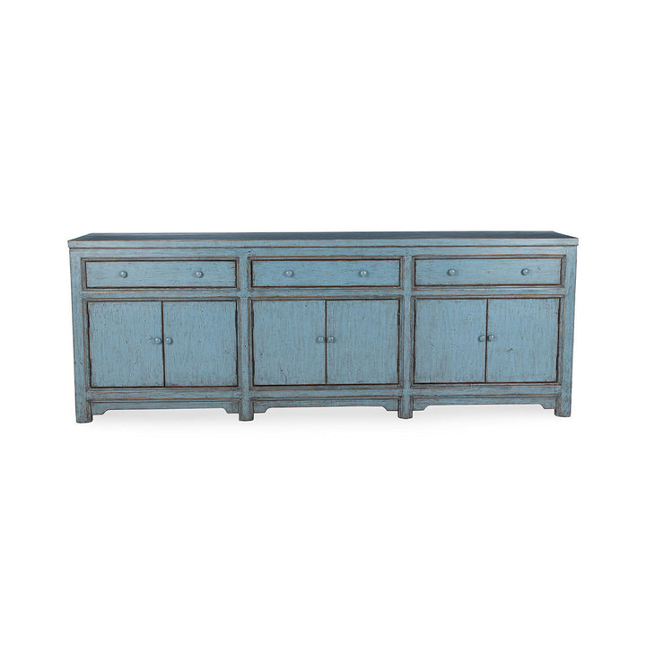 Montgomery - 3 Drawers 6 Door Cabinet - Sky Blue
