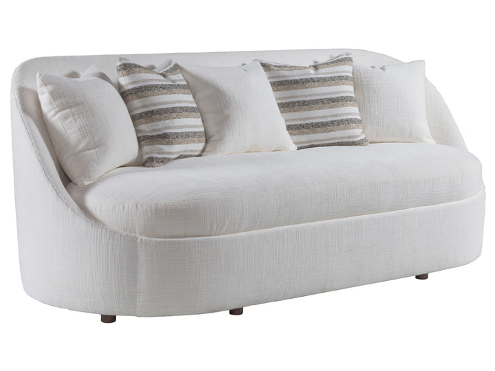 Artistica Upholstery - Genevieve Bench Seat Fabric Sofa - White